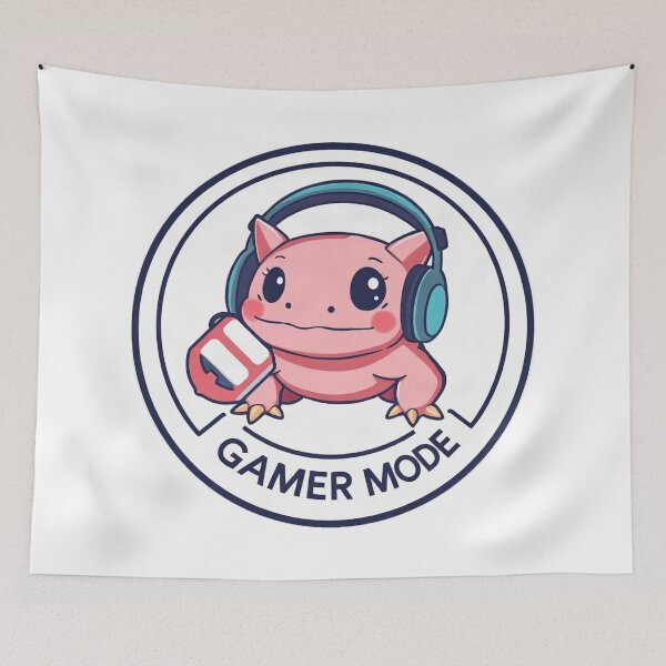Item preview, Funny Axolotl Gamer Sticker designed and sold by Arc2020.