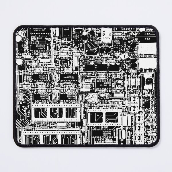 Item preview, Circuit Board in Stark Black & White designed and sold by ubiquitoid.
