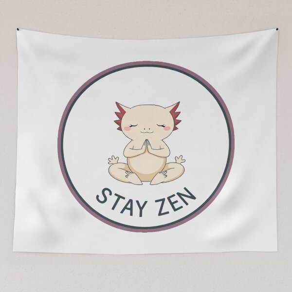 Item preview, Zen Axolotl Yoga Meditation Design designed and sold by Arc2020.