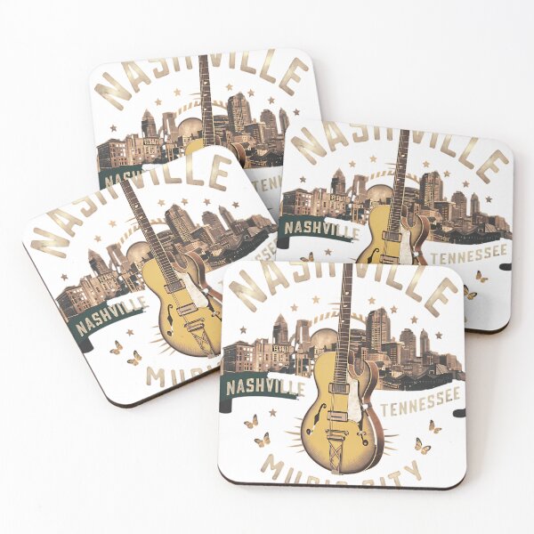 Item preview, nashville music city - nashville cityscape - nashville silhouette - nashville souvenir designed and sold by BernasconiStore.