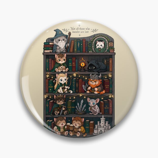 Item preview, Library Kittens 2 - Lord of the Strings designed and sold by TheSamuraiCat.