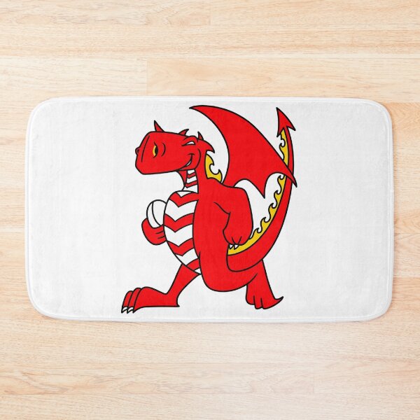Item preview, The Mighty Dragons Mascot Drawing designed and sold by Luke Foran Sports Art.