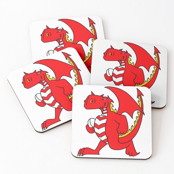 Item preview, The Mighty Dragons Mascot Drawing designed and sold by Luke Foran Sports Art.