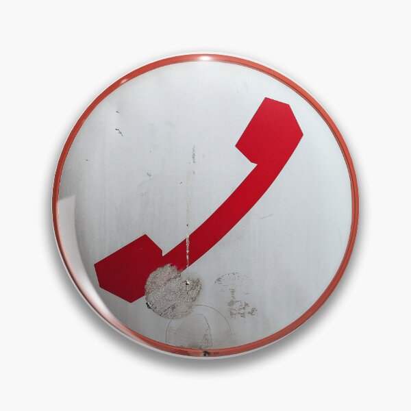 Item preview, Retro Phone Icon Weathered Circular Signal Print designed and sold by SergeiLorgus.