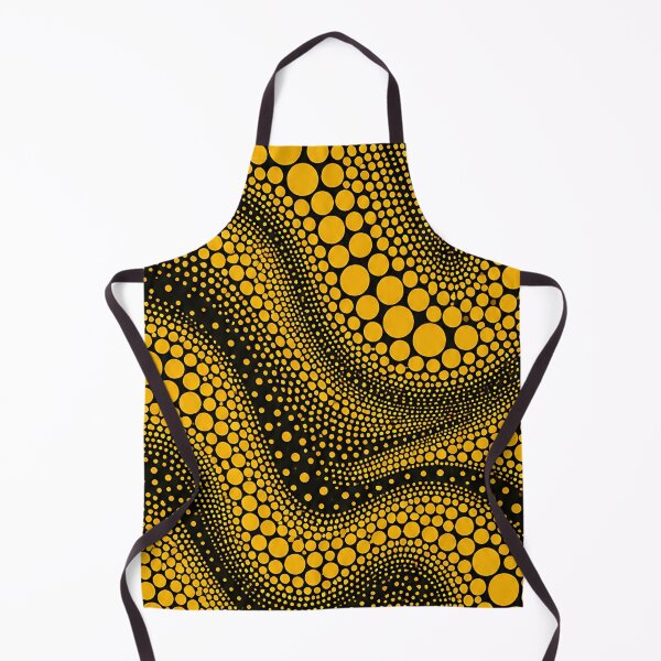 Item preview, Yellow Polka Dot Waves Museum Exhibition Poster Japanese Avant-Garde Print designed and sold by artswag.