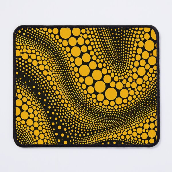 Item preview, Yellow Polka Dot Waves Museum Exhibition Poster Japanese Avant-Garde Print designed and sold by artswag.