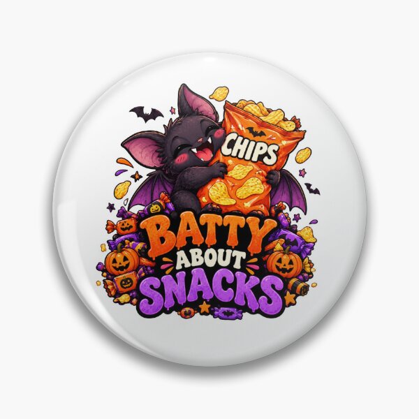 Item preview, Batty About Snacks Halloween Shirt – Cute Funny Bat Snack Lover Design designed and sold by Pixanova.