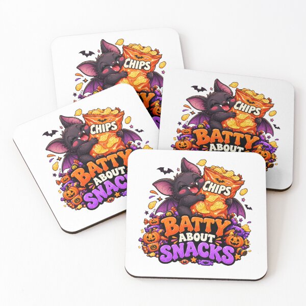 Item preview, Batty About Snacks Halloween Shirt – Cute Funny Bat Snack Lover Design designed and sold by Pixanova.