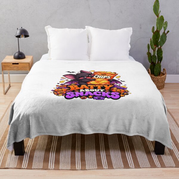 Item preview, Batty About Snacks Halloween Shirt – Cute Funny Bat Snack Lover Design designed and sold by Pixanova.