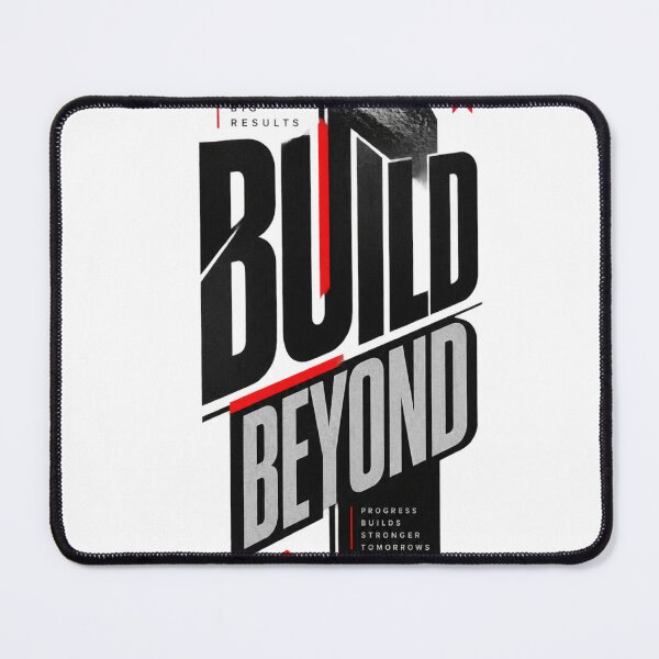 Item preview, Build Beyond Architectural Typography Graphic T-Shirt designed and sold by NestTshirt.