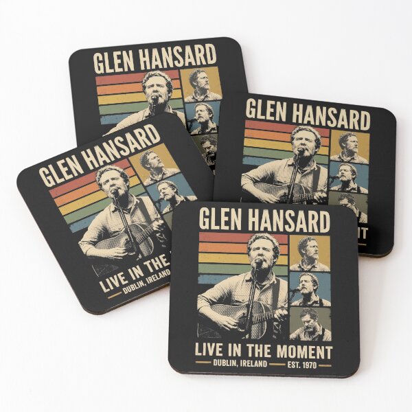 Item preview,  Glen Hansard Retro Vintage Folk Rock Collage Art designed and sold by MOONE FLOWER.