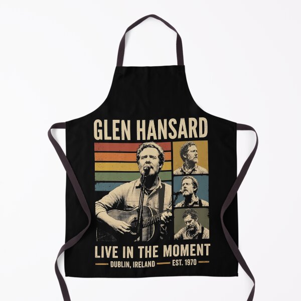 Item preview,  Glen Hansard Retro Vintage Folk Rock Collage Art designed and sold by MOONE FLOWER.