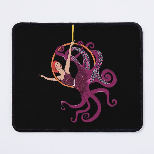 Item preview, Octopus Woman | Elegant Spooky Performer (no background) designed and sold by Becky-Poppins.