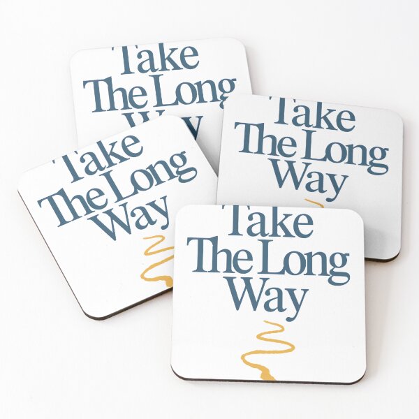 Item preview, Take the Long Way Minimalist Trail Wanderer Design designed and sold by ys96.