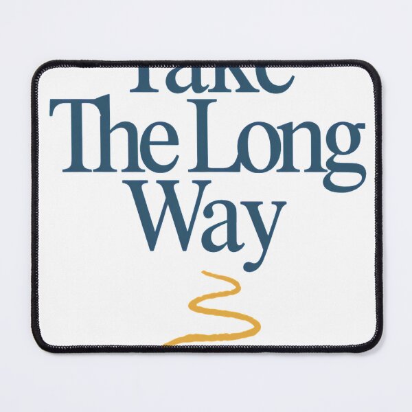Item preview, Take the Long Way Minimalist Trail Wanderer Design designed and sold by ys96.
