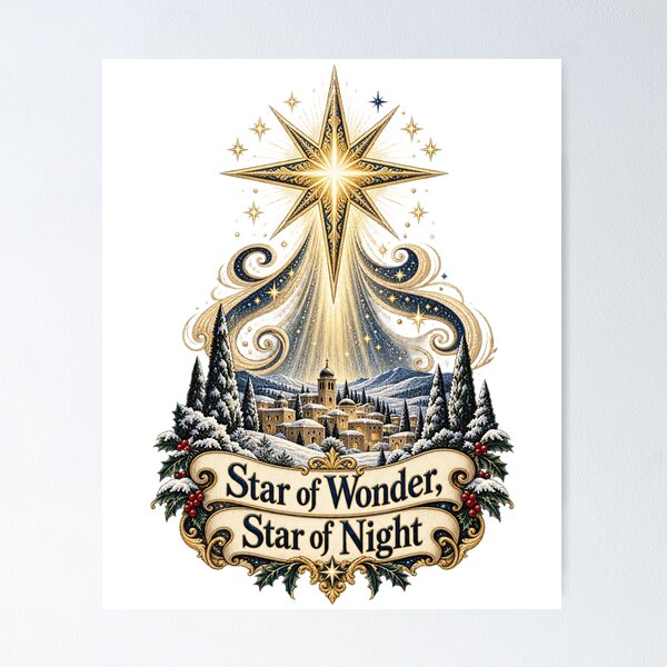 Item preview, Star of Wonder Star of Night Bethlehem designed and sold by Kaikab007.
