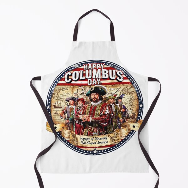 Item preview, Happy Columbus Day – Voyages of Discovery Vintage Art designed and sold by Nela-&-Lena.