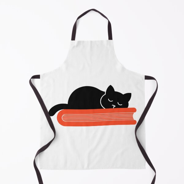 Item preview, Cute Black Cat Reading Book Bookworm Art designed and sold by Ikochane.