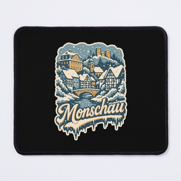 Item preview, Monschau Germany Winter Snow Fachwerk designed and sold by Boogosh.