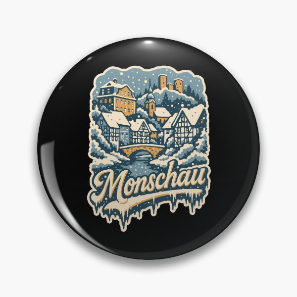 Item preview, Monschau Germany Winter Snow Fachwerk designed and sold by Boogosh.