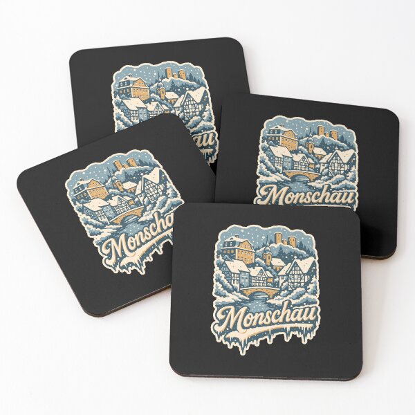 Item preview, Monschau Alemania Invierno Nieve Fachwerk designed and sold by Boogosh.