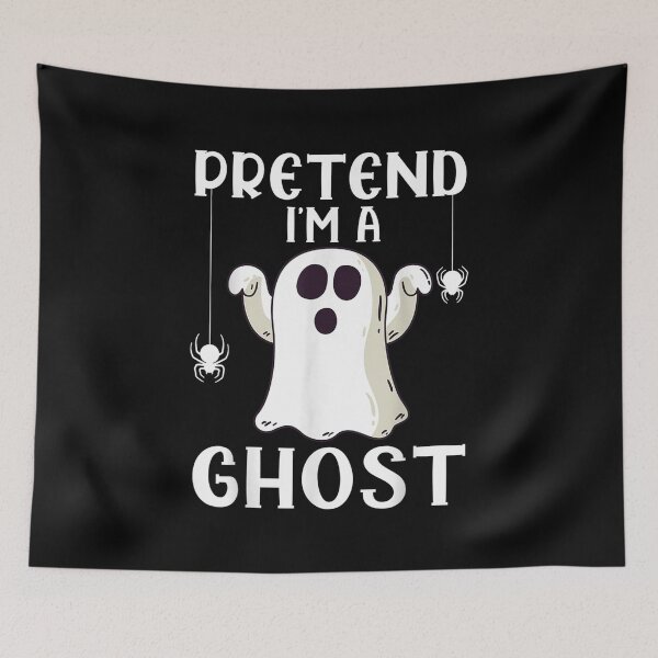 Item preview, Funny Pretend I'm A Ghost Lazy Halloween Costume  designed and sold by Suzu Comena.