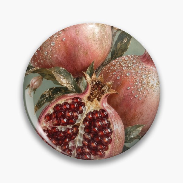 Item preview, Vintage Pomegranates and Blossoms designed and sold by elarisstudio.