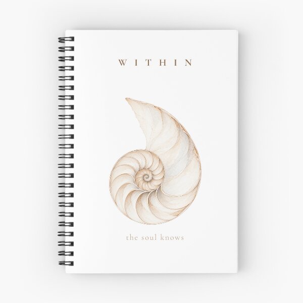 Item preview, WITHIN The Soul Knows - Minimalist Nautilus Shell designed and sold by KONVERSKIY.