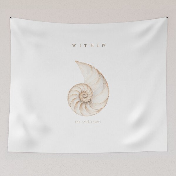 Item preview, WITHIN The Soul Knows - Minimalist Nautilus Shell designed and sold by KONVERSKIY.