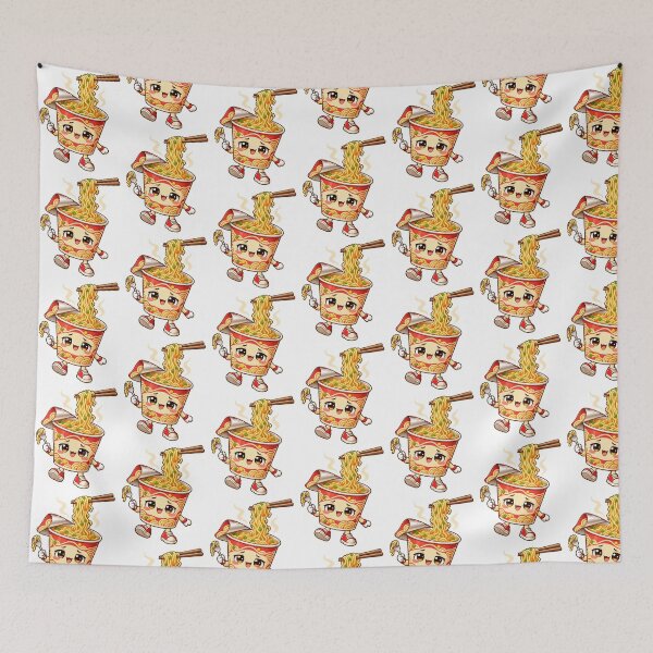 Item preview, Cute Happy Instant Noodle Cup Character designed and sold by DOCHEC.