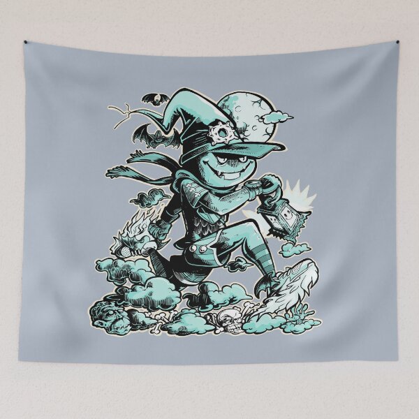 Item preview, Runner Jack O'Lantern - Blue designed and sold by TomiAx.