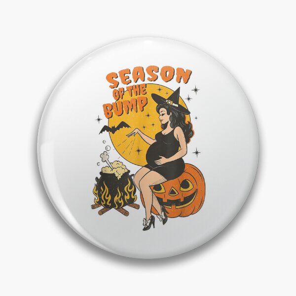 Item preview, Season of The Bump Halloween Pregnant Witch  designed and sold by Suzu Comena.