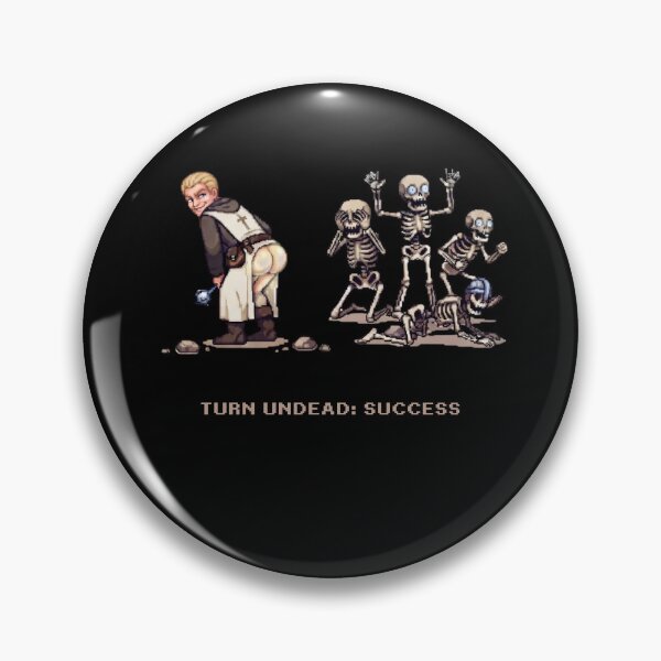 Item preview, Cleric Turn Undead success designed and sold by PassiveBuffsCo.