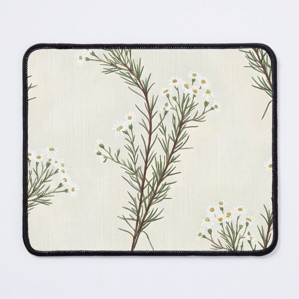 Item preview, Delicate White Waxflower Bush Sprigs Botanical Pattern designed and sold by Studio BC.