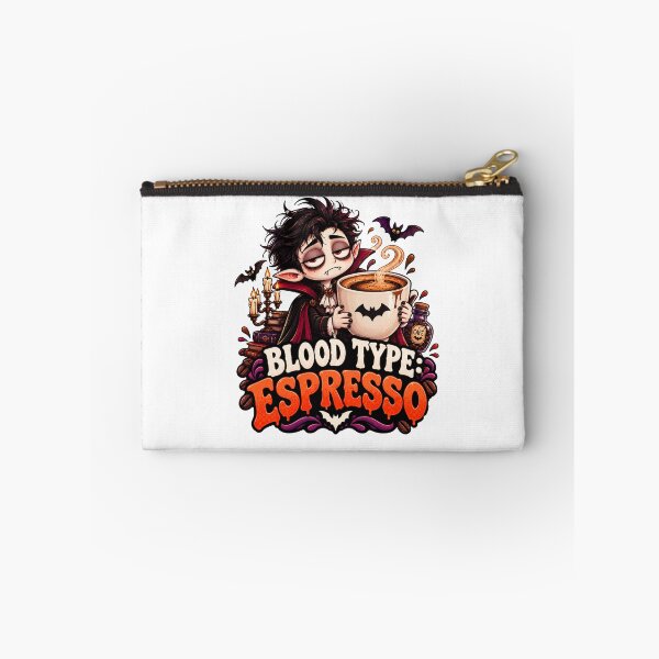 Item preview, Bloody Type Espresso Halloween Vampire Coffee Shirt – Funny Spooky Coffee Lover Design designed and sold by Pixanova.