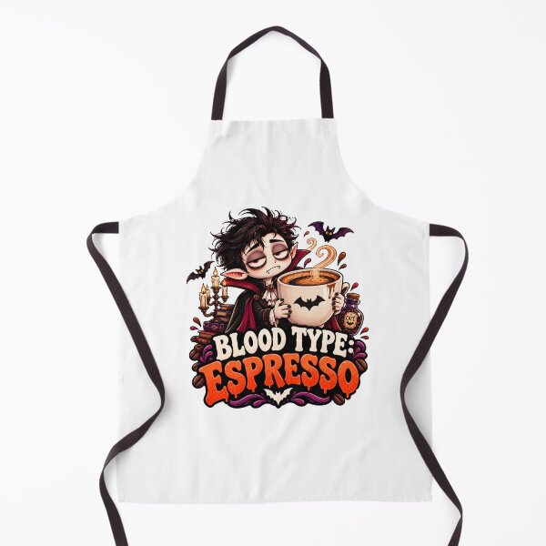 Item preview, Bloody Type Espresso Halloween Vampire Coffee Shirt – Funny Spooky Coffee Lover Design designed and sold by Pixanova.