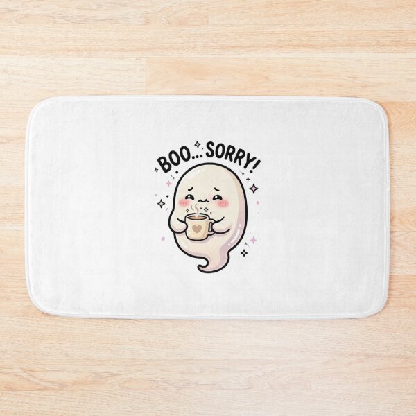 Item preview, Cute Ghost Boo Sorry Halloween Sticker designed and sold by Cerys-GS.