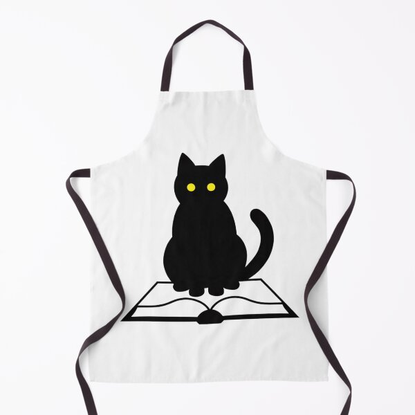 Item preview, Black Cat Reading Book Lover Minimalist Art designed and sold by Ikochane.