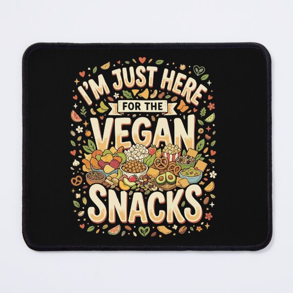 Item preview, Funny Vegan I’m Just Here For The Vegan Snacks Gift For Vegan Food Lovers designed and sold by AmeliaShirts.