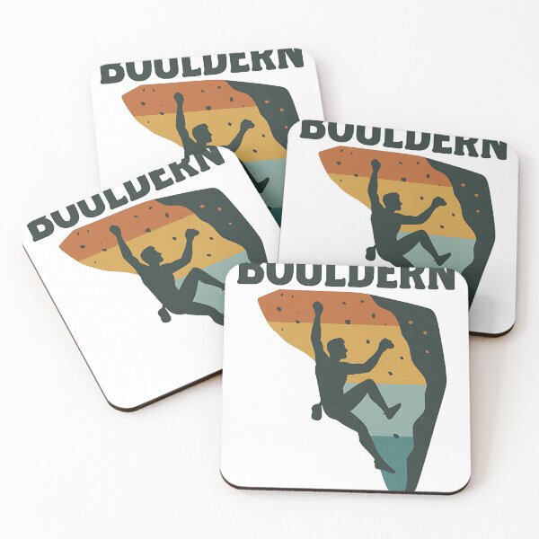 Item preview, Bouldering Retro Climbing Wall Silhouette designed and sold by niedi18.