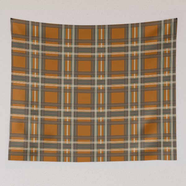 Item preview, Autumn Acorns Tartan Copy designed and sold by TuluaStudio.