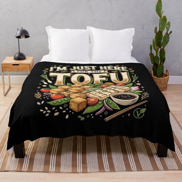 Item preview,  Funny Vegan I’m Just Here For The Tofu Gift For Vegan Food Lovers designed and sold by AmeliaShirts.