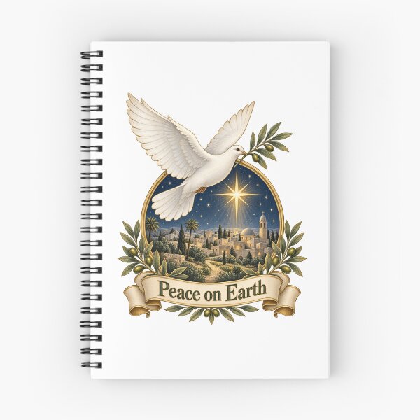 Item preview, Peace on Earth White Dove Christmas designed and sold by Kaikab007.