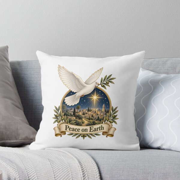 Item preview, Peace on Earth White Dove Christmas designed and sold by Kaikab007.