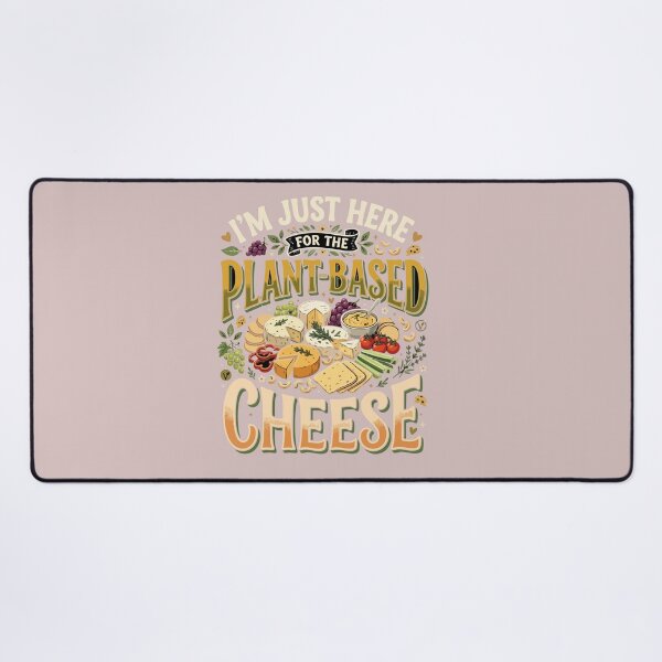 Item preview, Funny Vegan I’m Just Here For The Plant-Based Cheese Gift For Vegan Food Lovers designed and sold by AmeliaShirts.