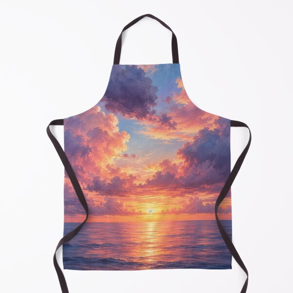 Item preview, Pastel Sunset Over the Ocean designed and sold by elarisstudio.