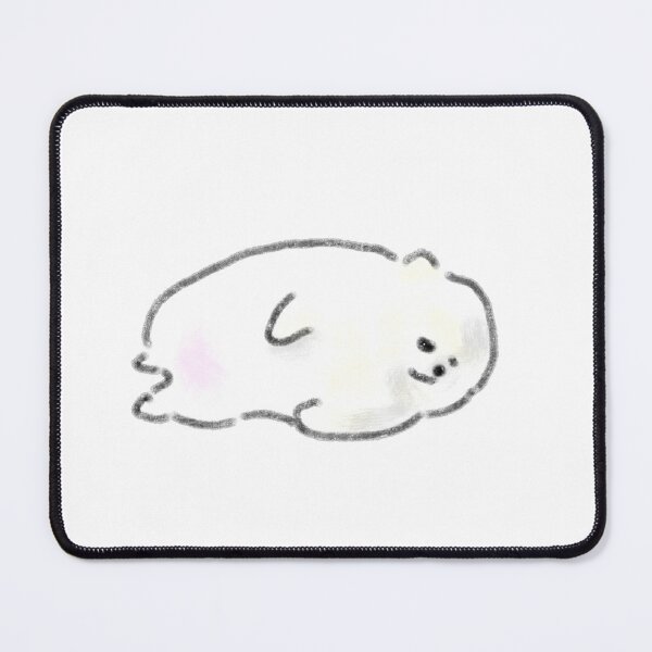 Item preview, Small White Bear Lying Down designed and sold by raun.draw.