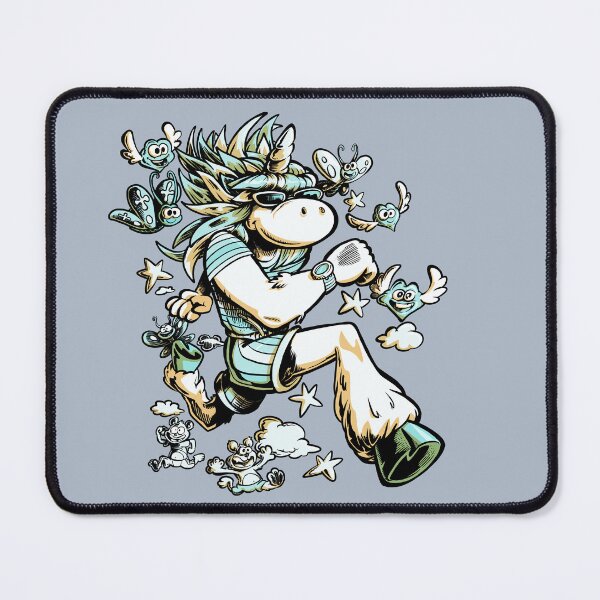 Item preview, Runner Unicorn - Blue designed and sold by TomiAx.
