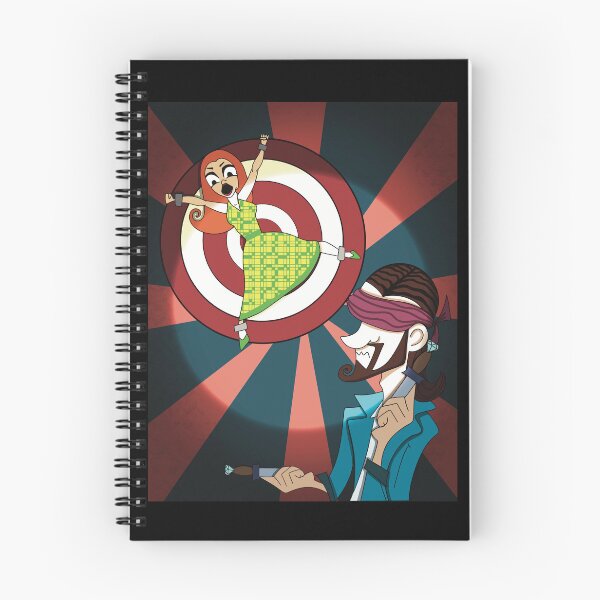 Item preview, Eerie Circus Knife Thrower | Spooky Carnival Art designed and sold by Becky-Poppins.