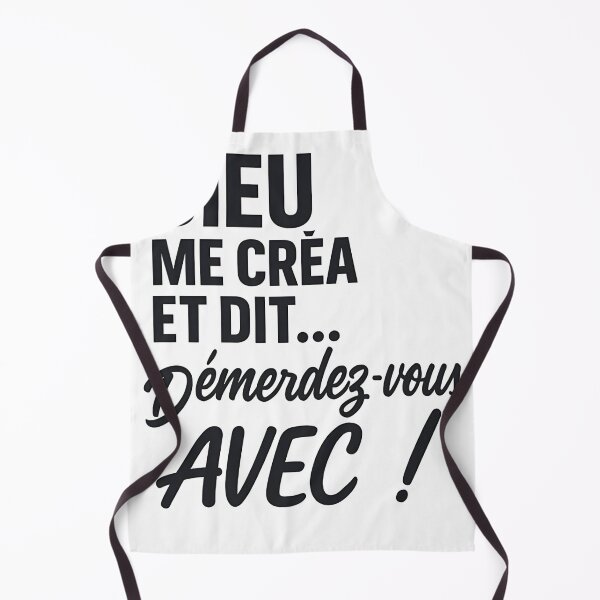Item preview, Dieu me créa Démerdez-vous avec saying French designed and sold by niedi18.